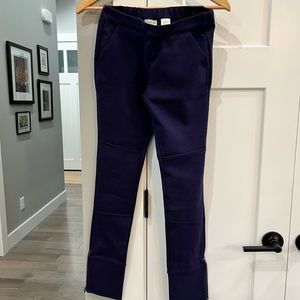 Garnet Hill pants size girls 14; one navy, one black